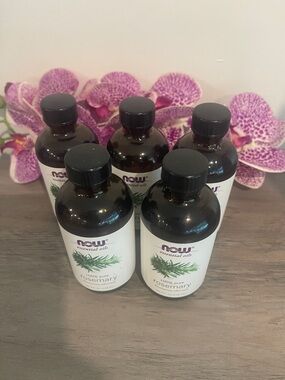 NOW Foods Rosemary Essential Oil ( 1 Bottles) - Brown & White